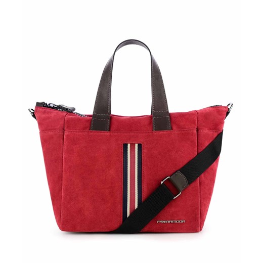 Primamoda shopper bag czerwona glamour 