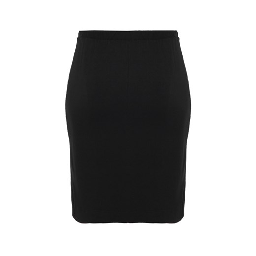Czarna dresowa spódnica z troczkiem   58 Modne Duże Rozmiary