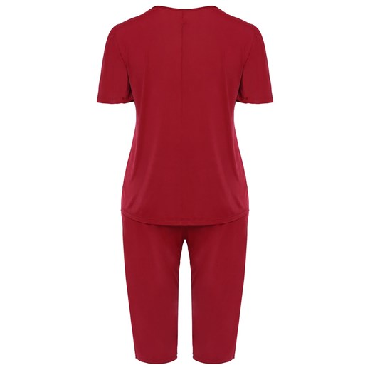 Piżama czerwona z poliamidu 