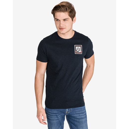 T-shirt męski SCOTCH&SODA z krótkimi rękawami bez wzorów 