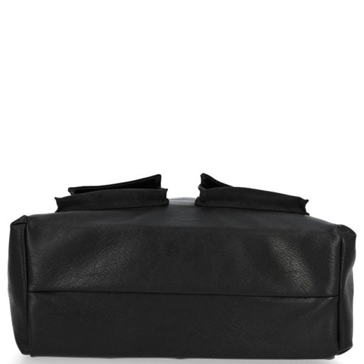 Shopper bag Conci na ramię bez dodatków elegancka ze skóry ekologicznej 