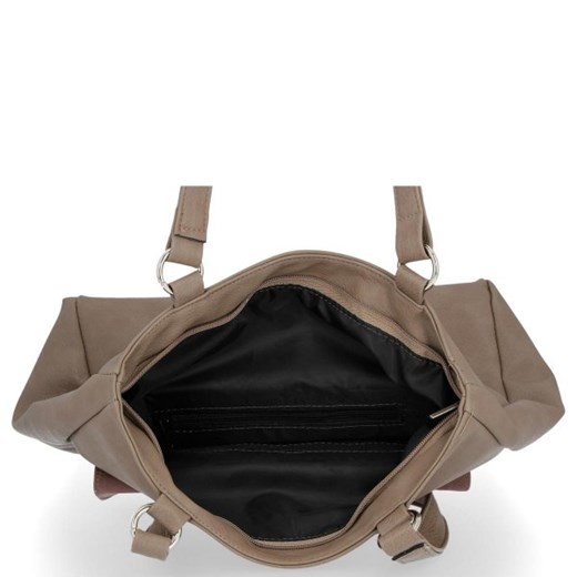 Shopper bag Conci bez dodatków na ramię ze skóry ekologicznej 