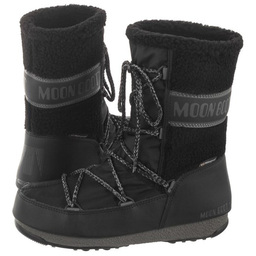 Śniegowce Moon Boot Monaco Wool Mid WP Black 24009000001 (MB36-a)  Moon Boot 41 ButSklep.pl