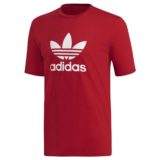 Koszulka sportowa Adidas czerwona na lato 