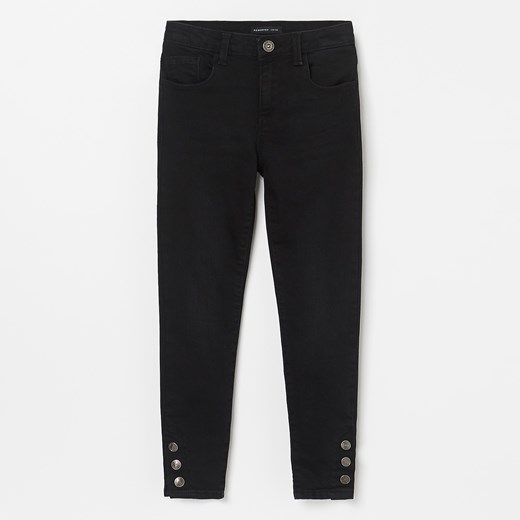 Reserved - Spodnie jeansowe slim fit - Czarny  Reserved 134 