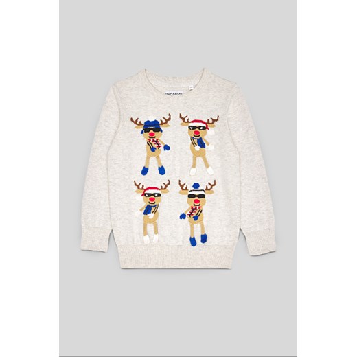 C&A Sweter w bożonarodzeniowym stylu, Biały, Rozmiar: 92 Palomino  134 C&A