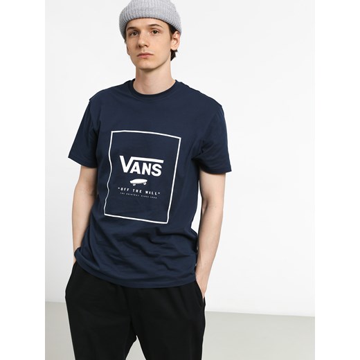 Granatowy t-shirt męski Vans 