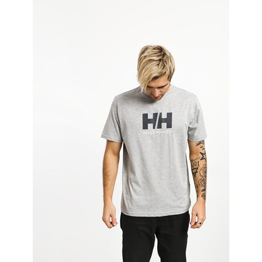 T-shirt męski Helly Hansen z napisami 
