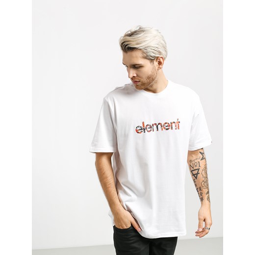 T-shirt męski Element z napisem z krótkim rękawem 