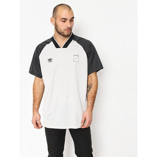 Koszulka sportowa Adidas bez wzorów biała 