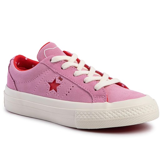 Tenisówki CONVERSE - One Star Ox 362941C Prism Pink/Fiery Red/Egret