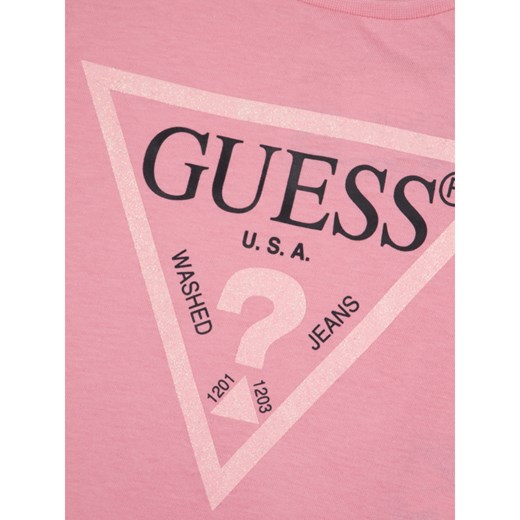 Bluzka dziewczęca Guess z krótkim rękawem 