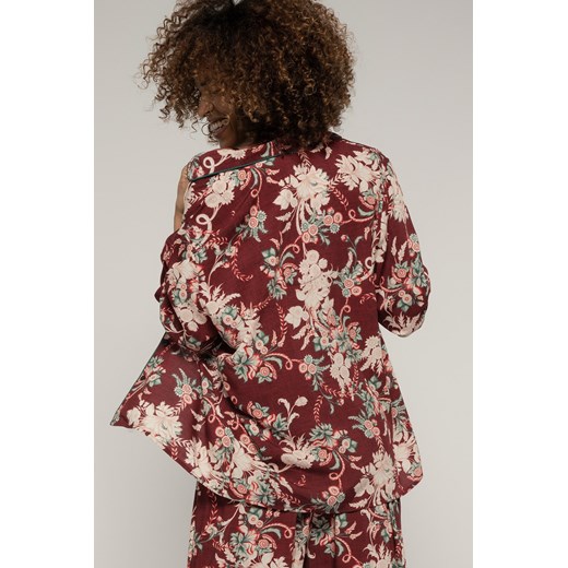 Piżama Dorina w abstrakcyjne wzory casualowa 