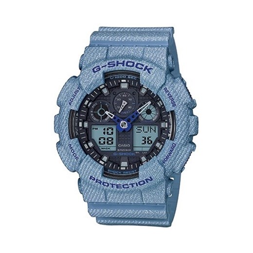 Niebieski zegarek G-Shock cyfrowy 