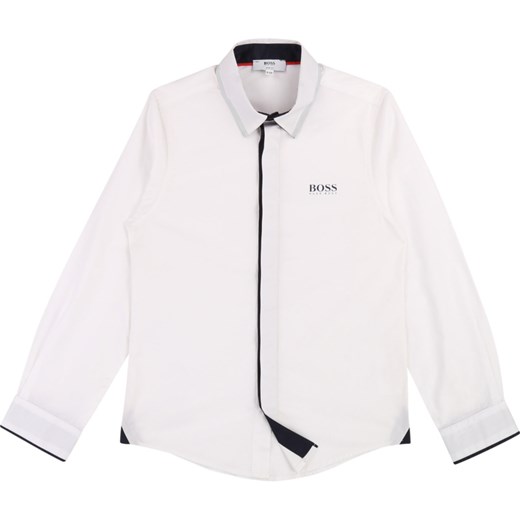 Boss Koszula J25E01 Biały Slim Fit