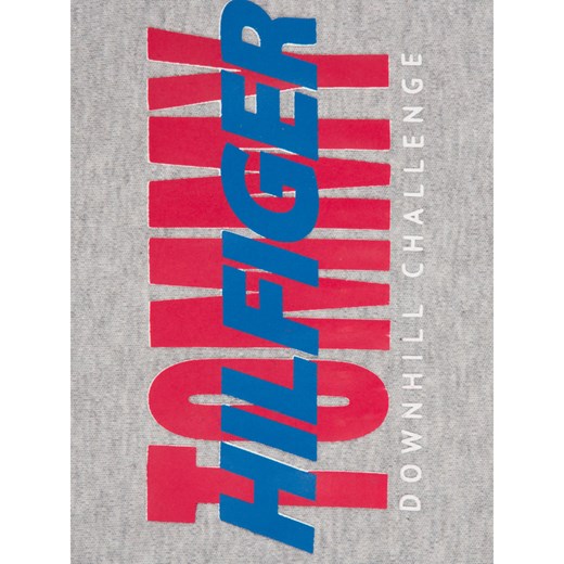 T-shirt chłopięce Tommy Hilfiger szary z krótkimi rękawami 