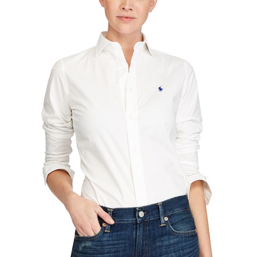 Koszula damska Ralph Lauren biała z bawełny 