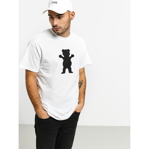 Biały t-shirt męski Grizzly Griptape 