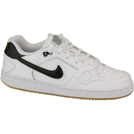 Buty sportowe damskie Nike air force bez wzorów płaskie skórzane 