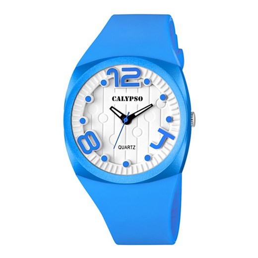CALYPSO K5633/4 Zegarek CALYPSO - K5633 Dostawa Gratis! 100 Dni na Zwrot Towaru - Gwarancja Satysfakcji!!! otozegarki niebieski łazienkowy