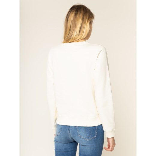 Bluza damska Calvin Klein jesienna biała krótka 