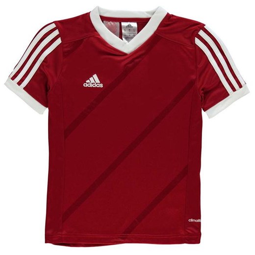 Adidas Tabe 14 Jersey koszulka dla chłopców, czerwona, Rozmiar 9-10 lat