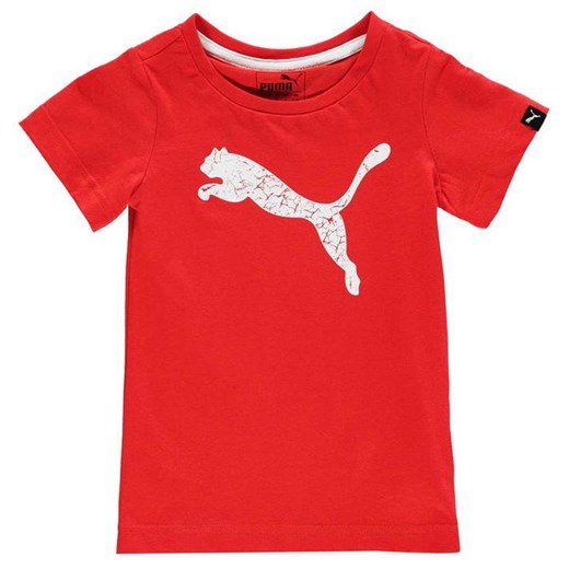 Puma Big Cat, koszulka dla chłopca, czerwona, Rozmiar 1-2 lat