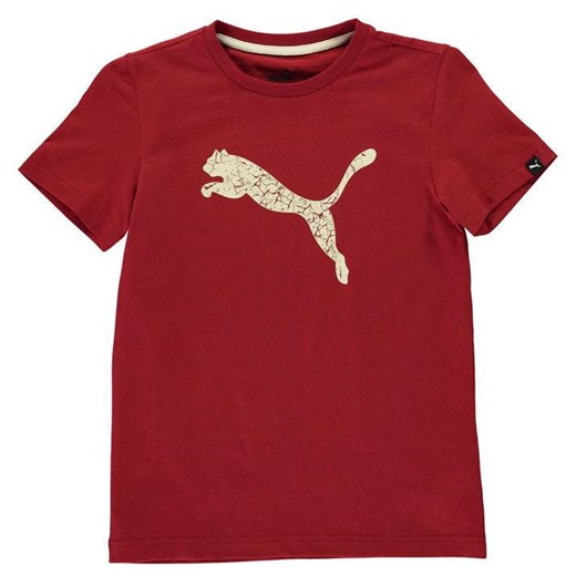 Puma Big Cat koszulka dla chłopców, czerwona brzoza, Rozmiar 7-8 lat (SB)