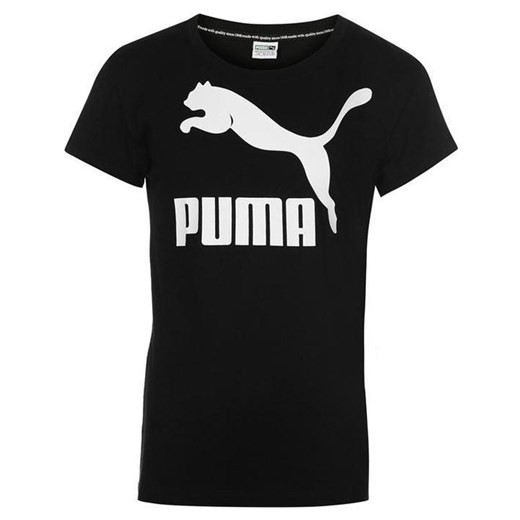Puma Archive Logo, koszulka damska, czarna, Rozmiar 11-12 lat