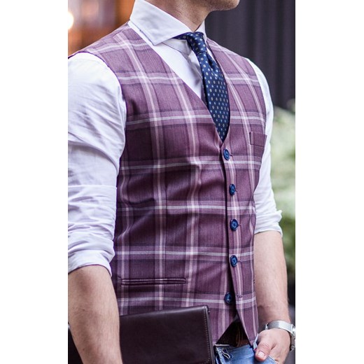 Kamizelka męska 4 Gentleman elegancka z wełny