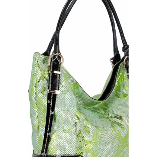 Shopper bag Velina Fabbiano elegancka skórzana 
