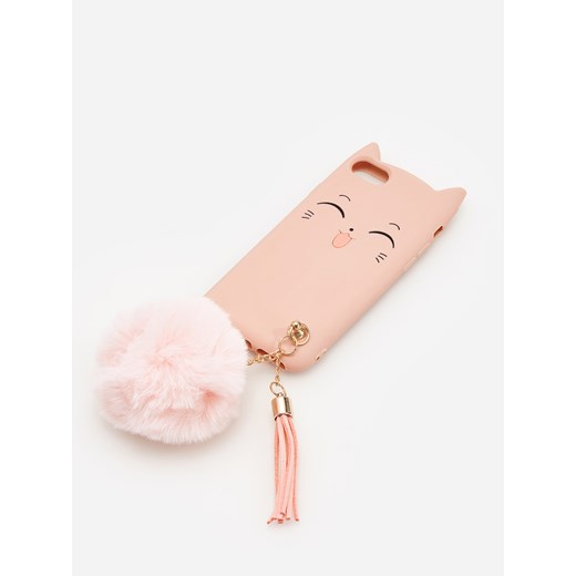Reserved - Etui na telefon z brelokiem iPhone 6, 7, 8 - Różowy