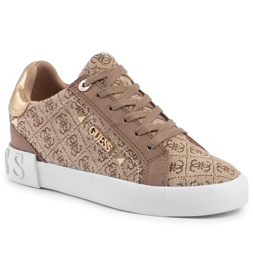 Sneakersy GUESS - Puxly2 FL5P2X FAL12  BEIGE/BROWN