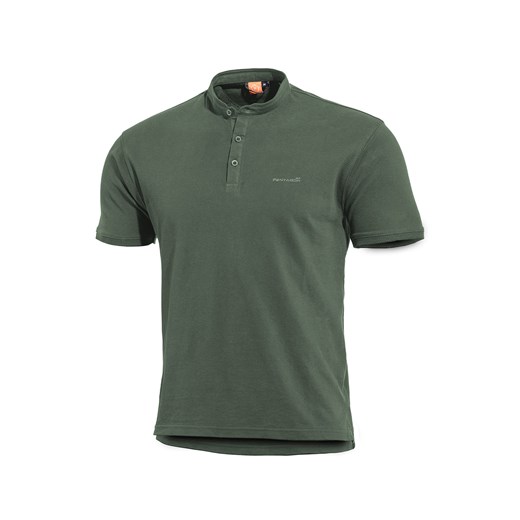 T-shirt męski zielony Pentagon z krótkimi rękawami 