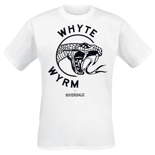 T-shirt męski Riverdale biały 