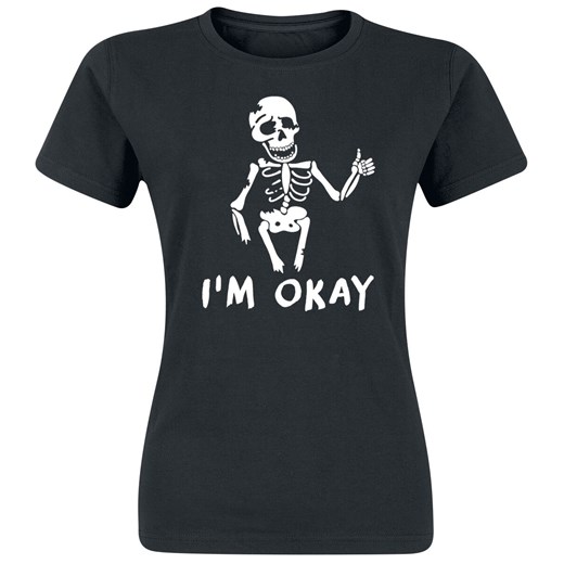 I´m Okay T-Shirt - czarny   S 