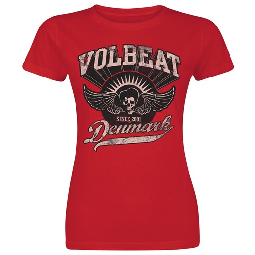 Volbeat - Rise From Denmark - T-Shirt - czerwony