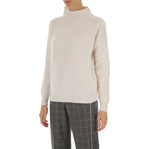Peserico Sweter dla Kobiet Na Wyprzedaży, mleczny, Bawełna, 2019, 46 M