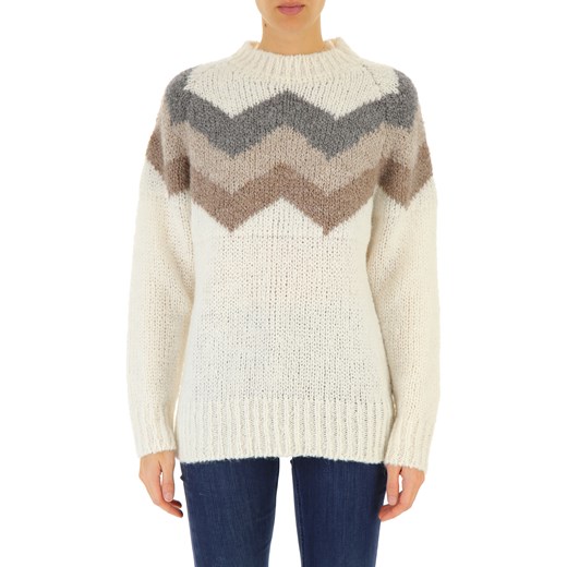 Woolrich Sweter dla Kobiet Na Wyprzedaży w Dziale Outlet, biały, Bawełna, 2019, 38 40