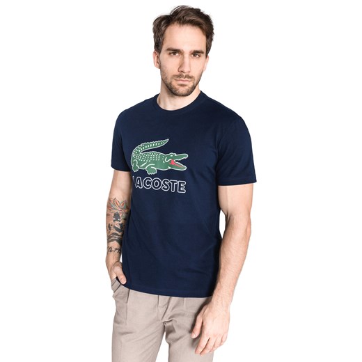 T-shirt męski Lacoste z krótkim rękawem w stylu młodzieżowym 