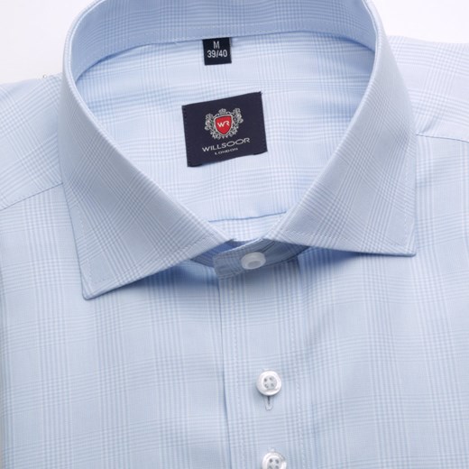 Koszula WR London (wzrost 176-182) willsoor-sklep-internetowy niebieski kołnierzyk