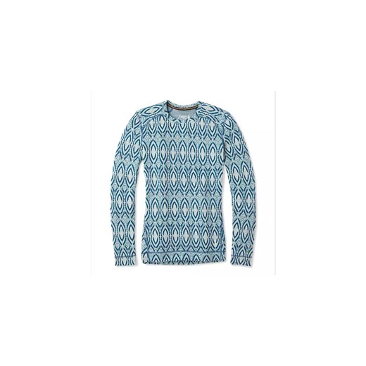 Koszulka damska Smartwool Merino 250 Pattern BaseLayer Crewneck NileBlueMedallion Smartwool L alpinsklep.pl
