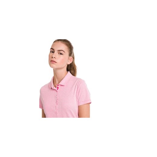 Puma bluzka sportowa na wiosnę różowa z elastanu 