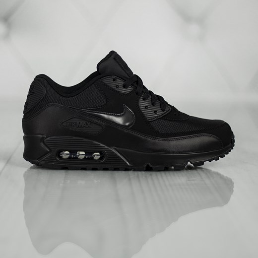 Nike buty sportowe męskie air max 91 czarne skórzane 