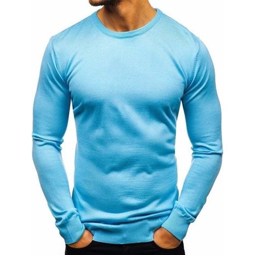 Sweter męski  błękitny Denley 2300