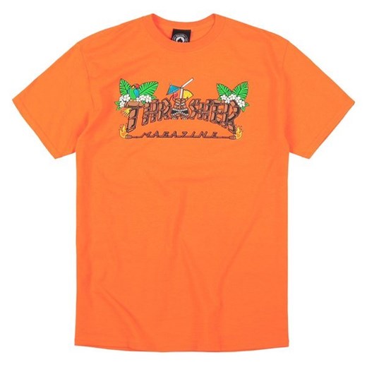 T-shirt męski Thrasher z napisem 