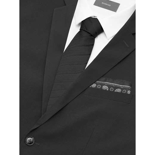 Krawat Reserved czarny 