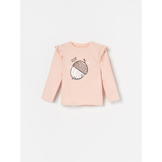 Odzież dla niemowląt Reserved różowa z aplikacją 