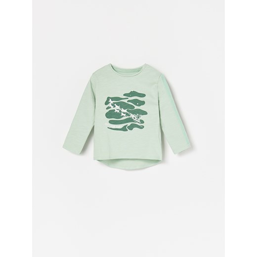 Zielona odzież dla niemowląt Reserved z nadrukami 