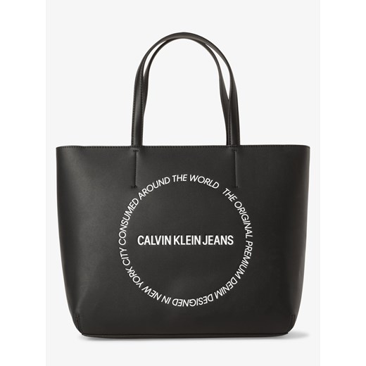 Shopper bag Calvin Klein na wakacje bez dodatków 